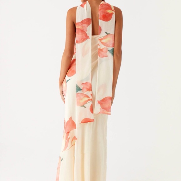 Floral Strapless Dress - Picture 2 of 2